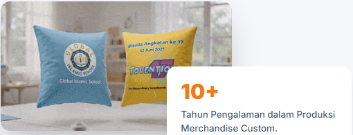 Proses merchandise custom